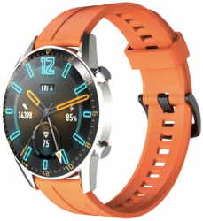 Curea Autentic pentru Huawei Watch GT / GT2 / GT2 PRO 46 mm de culoare portocalie 