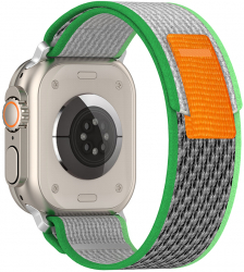 Curea pentru Apple Watch 1/2/3/4/5/6/7/8/SE/SE 2/Ultra 42/44/45/49mm Watchband F788 Green/Green 