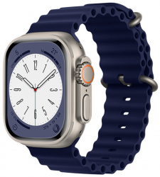 Curea pentru Apple Watch 1/2/3/4/5/6/7/8/SE/SE 2 38/40/41mm Watchband F875 Dark Blue 