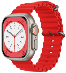 Curea pentru Apple Watch 1/2/3/4/5/6/7/8/SE/SE 2 38/40/41mm Watchband F885 Red 
