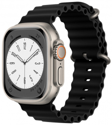 Curea pentru Apple Watch 1/2/3/4/5/6/7/8/SE/SE 2 38/40/41mm Watchband F887 Black 
