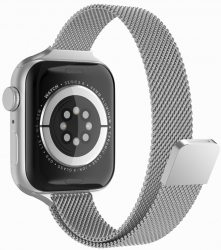 Curea pentru Apple Watch 1/2/3/4/5/6/7/8/SE/SE 2 38/40/41mm Watchband F962 Silver