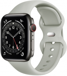 Curea pentru Apple Watch 1/2/3/4/5/6/7/8/SE/SE 2 38/40/41mm Watchband F972 Gray 