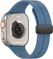 Curea pentru Apple Watch 1/2/3/4/5/6/7/8/SE/SE 2/Ultra 42/44/45/49mm Watchband F748 Blue 