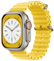 Curea pentru Apple Watch 1/2/3/4/5/6/7/8/SE/SE 2/Ultra 42/44/45/49mm Watchband F874 Yellow 