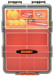 Cutie cu 11 compartimente pentru Organizarea Uneltelor 225 x 60 x 155mm S388 Orange 