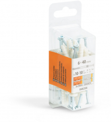 Diblu Cu Montaj Prin Lovire 6 X 40mm 20 Buc. / Pachet EV2637 