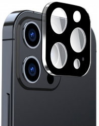 Folie camera rezistenta la impact pentru iPhone 15 Pro/15 Pro Max Negru 