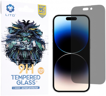 Folie de protectie anti-amprente pentru iPhone 14 Pro Clear 
