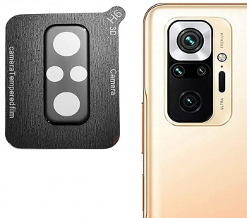 Folie de protectie camera pentru Xiaomi Redmi Note 10 Pro/Note 10 Pro Max Negru 