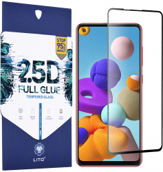 Folie de protectie compatibila cu Samsung Galaxy A21s Negru 