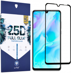 Folie de protectie din sticla pentru Huawei P30 Lite/P30 Lite New Edition Negru 