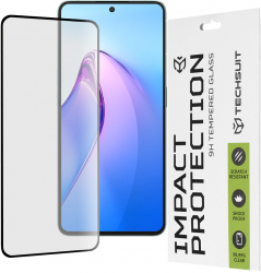 Folie pentru Oppo Reno8 Pro Techsuit 111D Full Cover/Full Glue Glass Black 