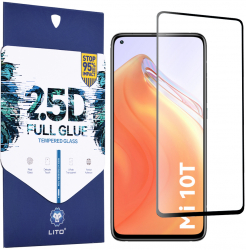 Folie de protectie din sticla pentru Xiaomi Mi 10T 5G/Mi 10T Pro 5G Negru 
