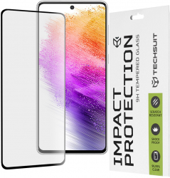 Folie pentru Samsung Galaxy A73 5G 111D Full Cover/Full Glue Glass Sticla securizata Black 