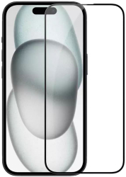Folie de sticla compatibila cu iPhone 15 Negru 
