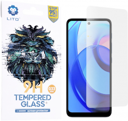 Folie de sticla compatibila cu Motorola Moto E30/E40 Transparent 