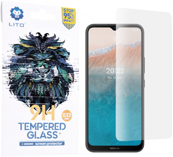 Folie de sticla compatibila cu Nokia C21 Plus Clear 