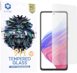 Folie de sticla compatibila cu Samsung Galaxy A53 5G Transparent 