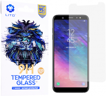 Folie de sticla compatibila cu Samsung Galaxy A6 Plus 2018 Clear 