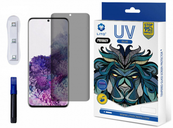Folie de sticla privacy rezistenta la impact pentru Samsung Galaxy S22 5G/S23 Clear 