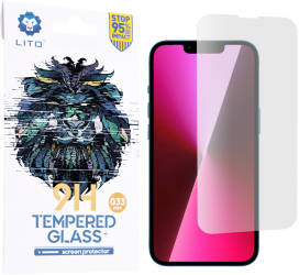 Folie sticla compatibila cu iPhone 13/13 Pro/14 Clear 