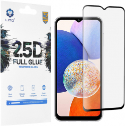 Folie sticla compatibila cu Samsung Galaxy A14 4G/A14 5G Negru 