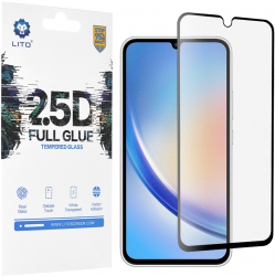 Folie sticla compatibila cu Samsung Galaxy A34 5G Negru