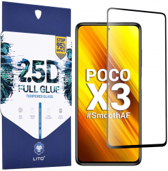 Folie sticla compatibila cu Xiaomi Poco X3/X3 NFC/X3 Pro Negru