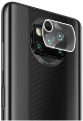 Folie Sticla protectie camera foto compatibila cu Poco X3 / X3 NFC / X3 Pro 9H Transparenta 