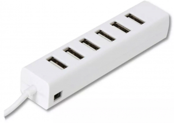 Hub cu 7 porturi USB 2.0 Alb 