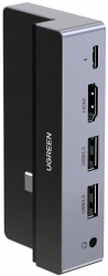 Hub Type-C la 2xUSB-A 3.0 HDMI 4k2k60Hz Jack S463 Ugreen 70688 S463 Gray 