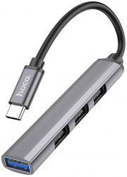 Hub Type-C la USB 3.0 3xUSB 2.0 S471 Grey 