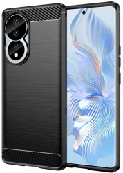Husa de protectie compatibila cu Honor 80/90 PU Negru 