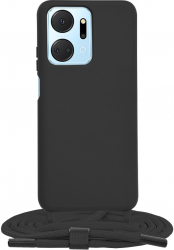 Husa de protectie compatibila cu Honor X7a Metal Negru 