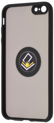 Husa de protectie compatibila cu iPhone 6 Plus/ 6s Plus Metal Negru 