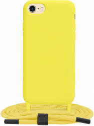 Husa Protectie pentru iPhone 7/8/SE 2 UltraX SE 2020/SE 3 SE 2022 Crossbody Lanyard G1003 Metal Yellow 