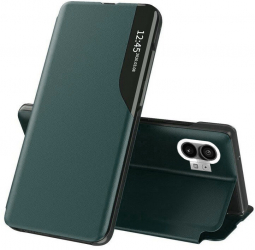 Husa de protectie compatibila cu Nothing Phone 1 Piele ecologica Verde