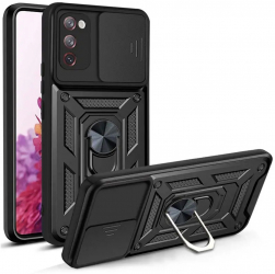 Husa pentru Samsung Galaxy S20 FE Techsuit CamShield Series Black 