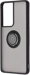 Husa de protectie compatibila cu Samsung Galaxy S21 Ultra 5G Metal Negru 