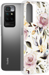 Husa de protectie compatibila cu Xiaomi Redmi 10/10 2022 PU Alb 