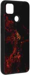 Husa de protectie compatibila cu Xiaomi Redmi 9C/9C NFC Glaze Series TPU Red Nebula Multicolor 