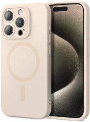 Husa pentru iPhone 15 Pro Max Cloud Soft HaloLock Z429 Light Tan 