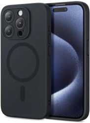 Husa pentru iPhone 15 Pro Max Cloud Soft HaloLock Z431 Black 