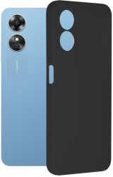 Husa Protectie pentru Oppo A17 Lightweight Soft Edge Silicon Flexe G1444 Silicon Flex Negru 