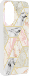Husa pentru Oppo A78 4G Marble Series Z181 Pink Hex 