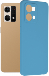 Husa Protectie pentru Oppo Reno7 4G Lightweight Soft Edge Silicon Flexe G2188 Silicon Flex Albastru 
