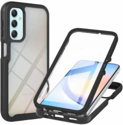 Husa pentru Samsung Galaxy A24 + Folie Policarbonat Black 