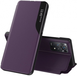 Husa pentru Xiaomi Redmi Note 11 Pro 4G/Note 11 Pro 5G Techsuit eFold Series Purple 