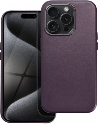 Husa Protectie MagSafe pentru Apple iPhone 15 Pro Max Leather Mag Precision Fit U987 Violet 